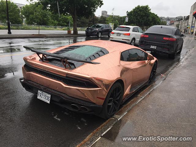 Lamborghini Huracan spotted in Montréal, Canada