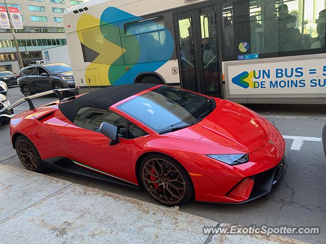 Lamborghini Huracan spotted in Montréal, Canada