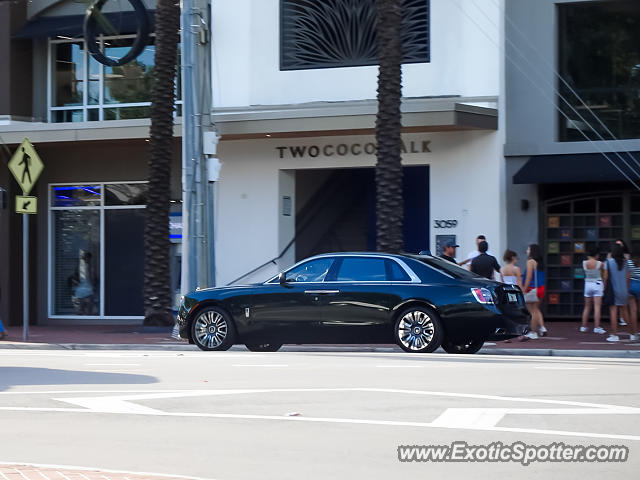 Rolls-Royce Ghost spotted in Coconut Grove, Florida
