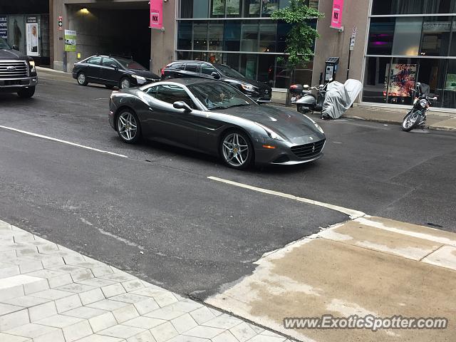 Ferrari California spotted in Montréal, Canada