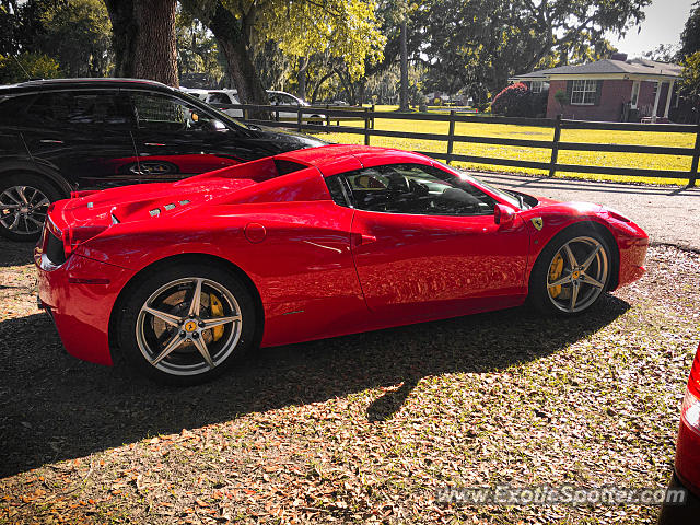 Ferrari 458 Italia spotted in Jacksonville, Florida
