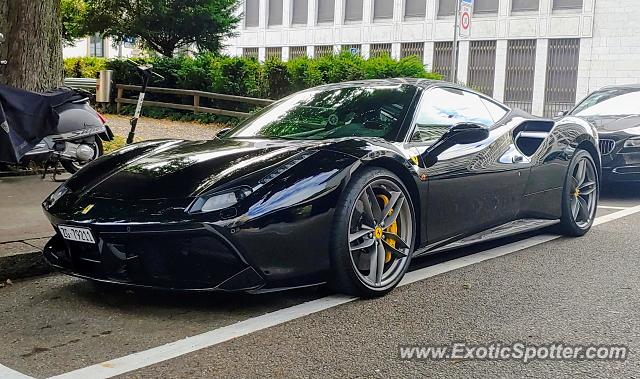 Ferrari 488 GTB spotted in Zurich, Switzerland