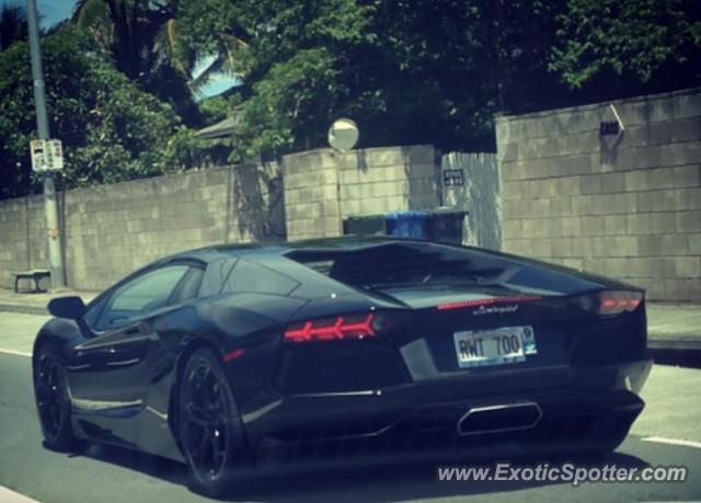 Lamborghini Aventador spotted in Honolulu, Hawaii