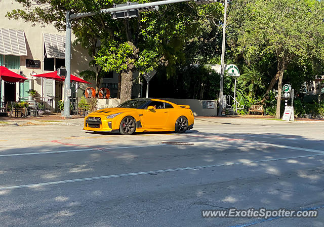Nissan GT-R spotted in Coconut Grove, Florida