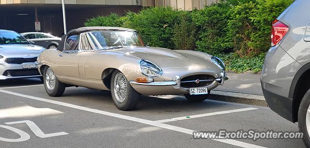 Jaguar E-Type spotted in Zurich, Switzerland