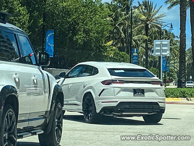 Lamborghini Urus spotted in Sunny Isles, Florida