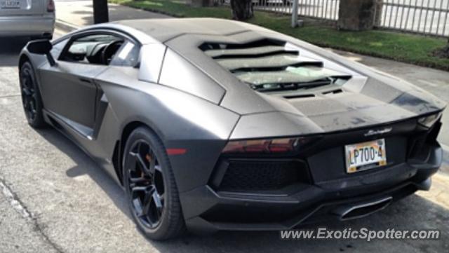 Lamborghini Aventador spotted in Honolulu, Hawaii