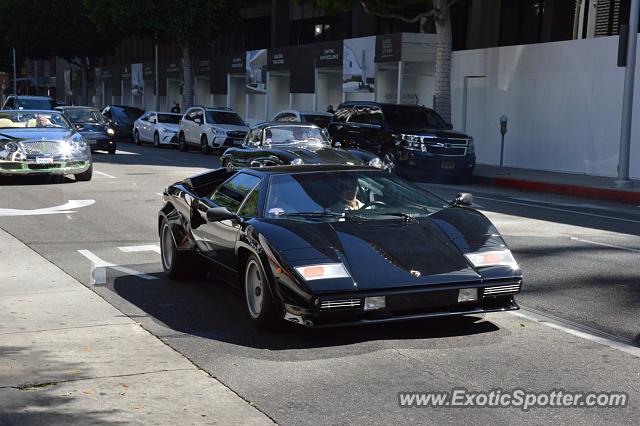 Lamborghini Countach spotted in Beverly Hills, California