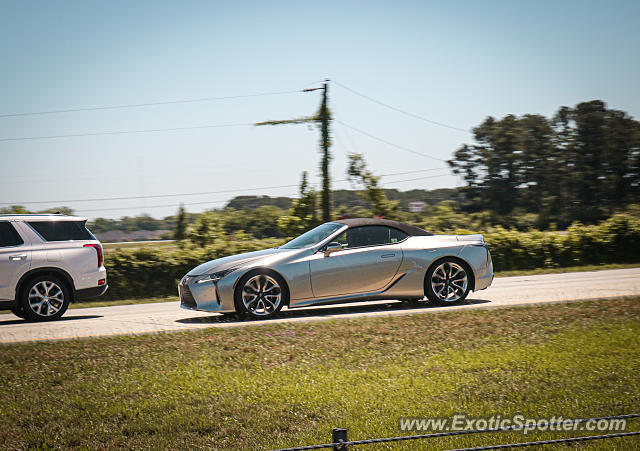 Lexus LC 500 spotted in I-95, Georgia