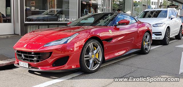 Ferrari Portofino spotted in Zurich, Switzerland