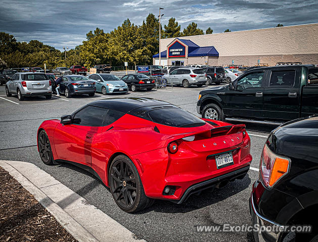 Lotus Evora spotted in Appomattox, Virginia