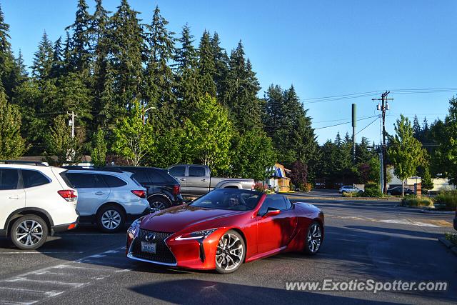 Lexus LC 500 spotted in Edmonds, Washington