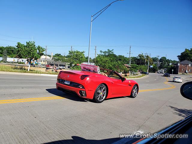 Ferrari California spotted in Cincinnati, Ohio