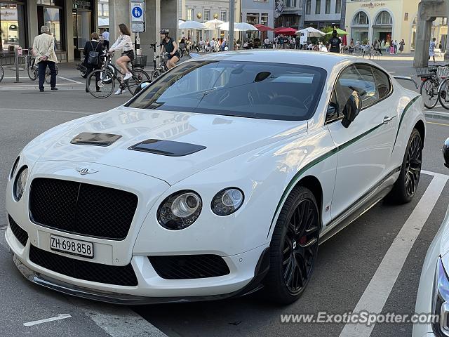 Bentley Continental spotted in Zurich, Switzerland