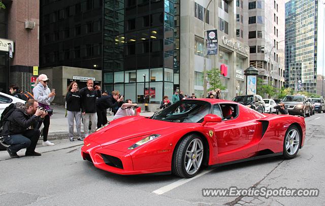 Ferrari Enzo spotted in Montreal, Canada