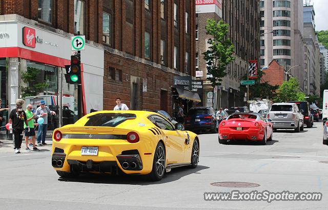 Ferrari F12 spotted in Montreal, Canada