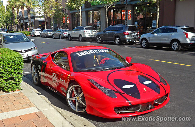 Ferrari 458 Italia spotted in Rancho Cucamonga, California