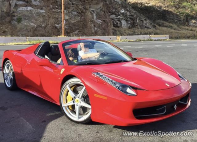 Ferrari 458 Italia spotted in Honolulu, Hawaii