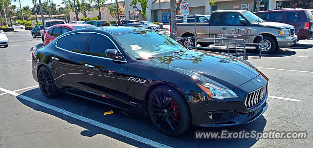 Maserati Quattroporte spotted in San Bernardino, California