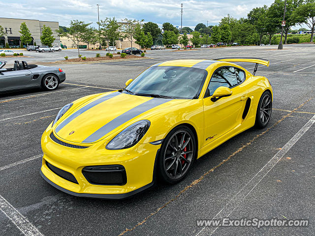 Porsche Cayman GT4 spotted in Asheville, North Carolina