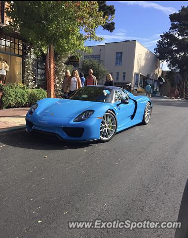 Porsche 918 Spyder spotted in Palo Alto, California