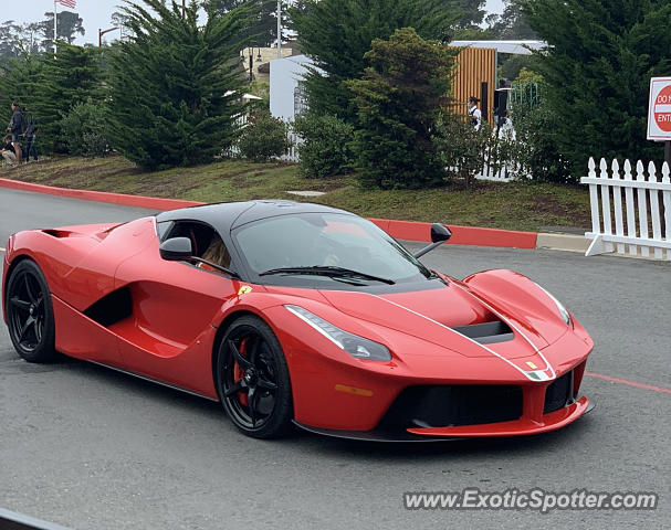 Ferrari LaFerrari spotted in Pebble beach, California