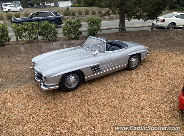 Mercedes 300SL spotted in Pebble beach, California