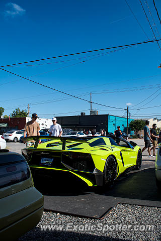 Lamborghini Aventador spotted in Houston, Texas