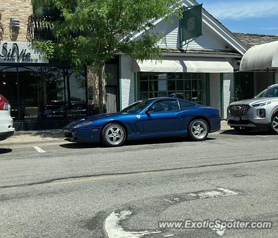 Ferrari 550 spotted in Wayzata, Minnesota
