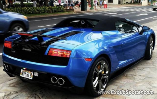 Lamborghini Gallardo spotted in Honolulu, Hawaii