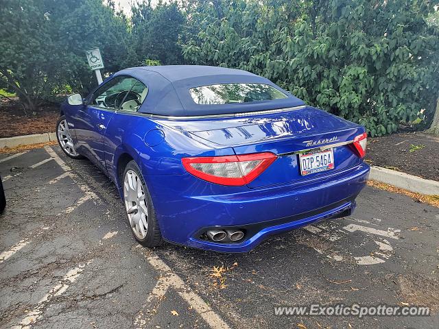 Maserati GranCabrio spotted in Cincinnati, Ohio