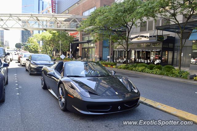 Ferrari 458 Italia spotted in Bellevue, Washington