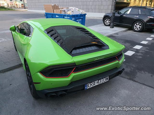 Lamborghini Huracan spotted in Warsaw, Poland