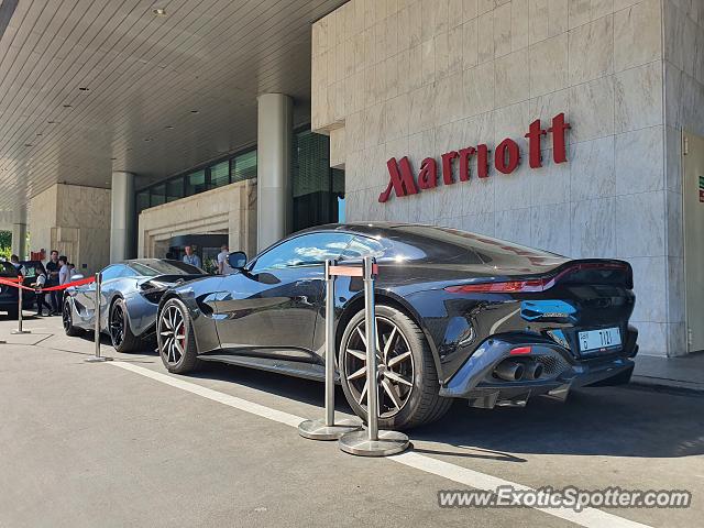 Aston Martin Vantage spotted in Warsaw, Poland