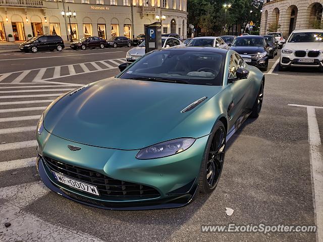 Aston Martin Vantage spotted in Warsaw, Poland