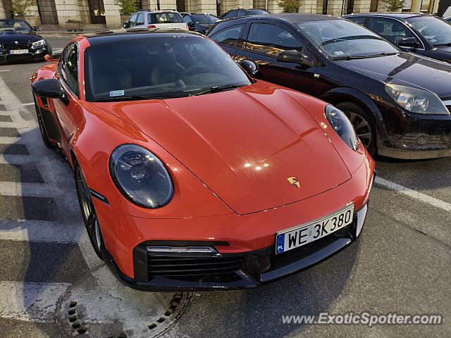 Porsche 911 Turbo spotted in Warsaw, Poland