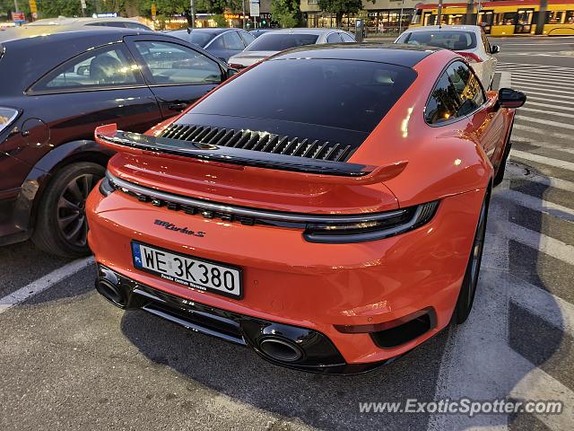 Porsche 911 Turbo spotted in Warsaw, Poland