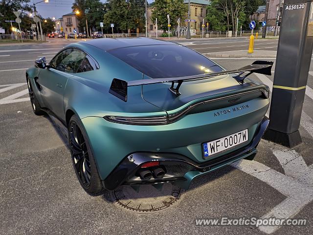 Aston Martin Vantage spotted in Warsaw, Poland