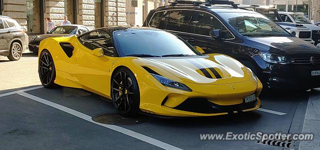 Ferrari F8 Tributo spotted in Zurich, Switzerland