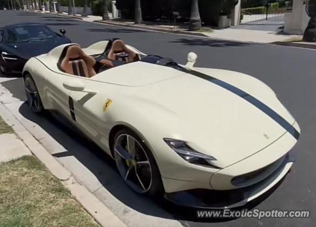 Ferrari Monza SP2 spotted in Beverly Hills, California