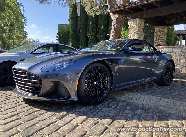 Aston Martin DBS spotted in Rancho Santa Fe, California