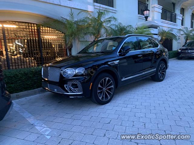 Bentley Bentayga spotted in Vero Beach, Florida