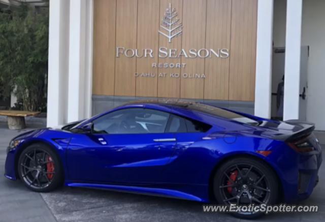 Acura NSX spotted in Honolulu, Hawaii