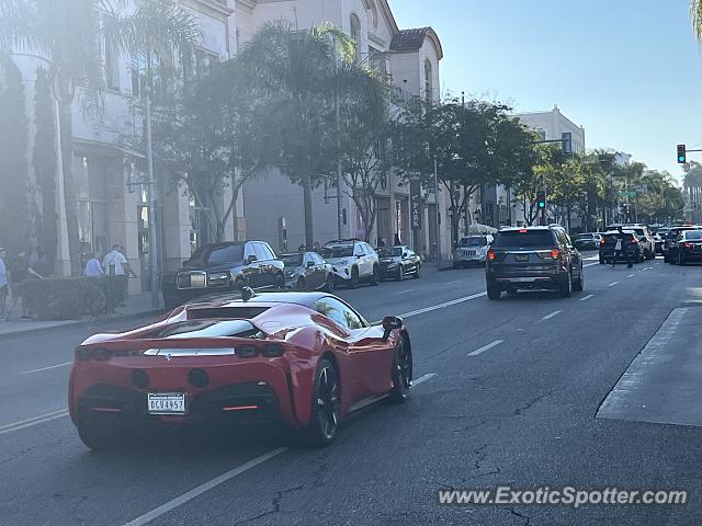 Ferrari SF90 Stradale spotted in Beverly Hills, California