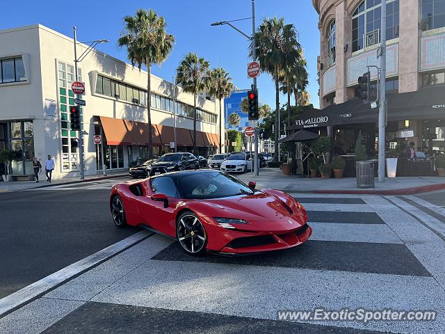 Ferrari SF90 Stradale spotted in Beverly Hills, California