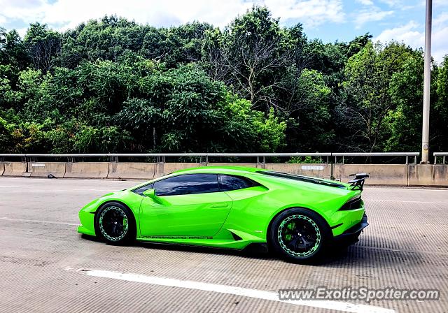 Lamborghini Huracan spotted in Bridgewater, New Jersey