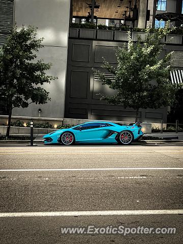Lamborghini Aventador spotted in Dallas, Texas