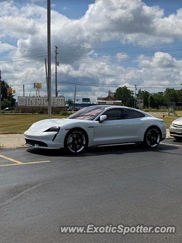 Porsche Taycan (Turbo S only) spotted in Flint, Michigan
