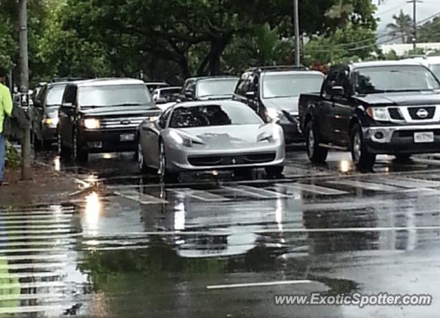 Ferrari 458 Italia spotted in Honolulu, Hawaii