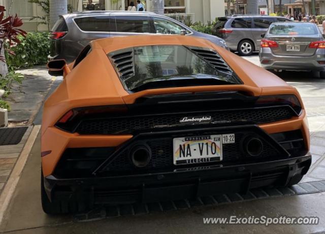 Lamborghini Huracan spotted in Honolulu, Hawaii